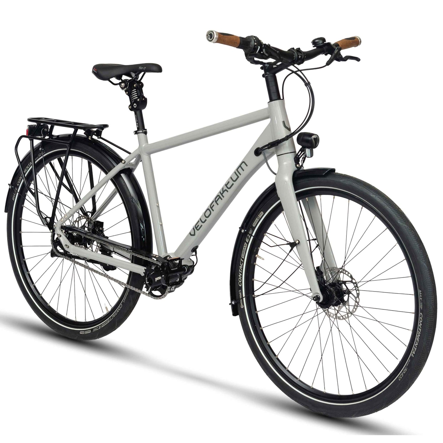 Velofaktum Via Mala mit Pinion Getriebe schraeg von vorn