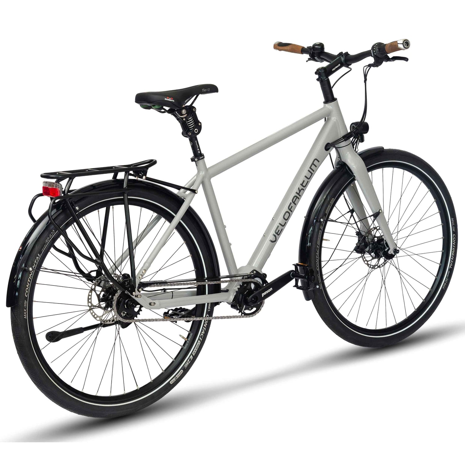 Velofaktum Via Mala mit Pinion Getriebe schräg von hinten