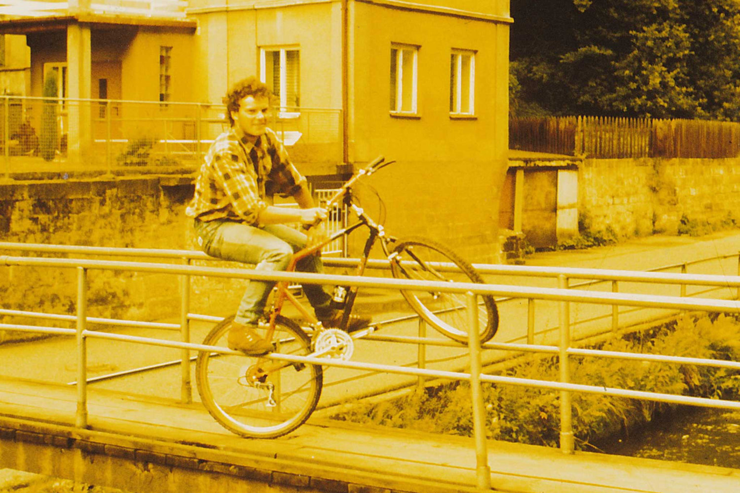 Inhaber Andreas in jungen Jahren.